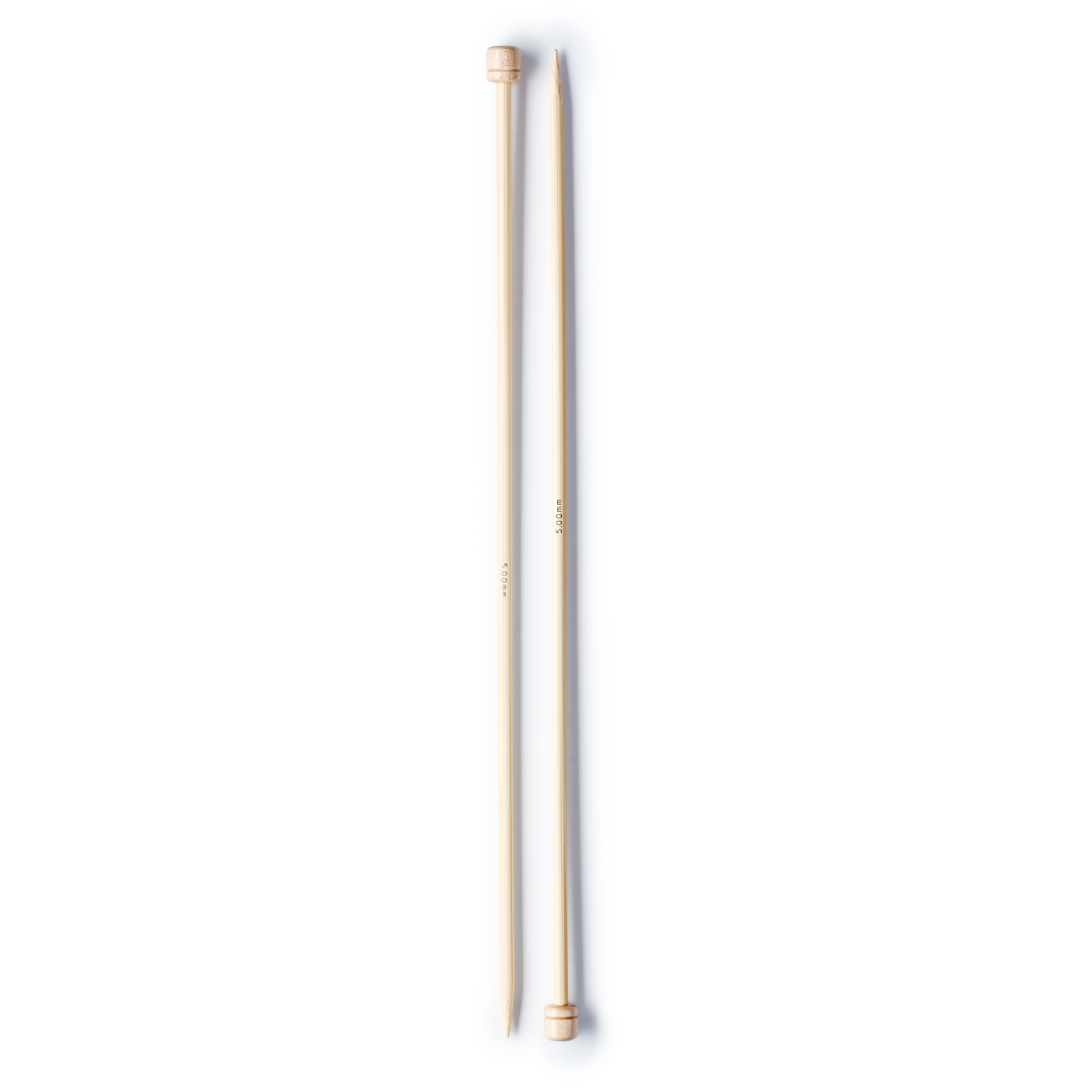 Jehlice pletací 5 mm bambus