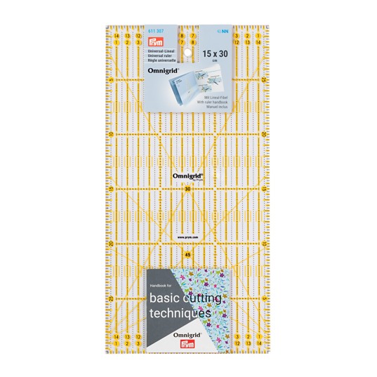 Pravítko PATCHWORK 15x30 cm 39026