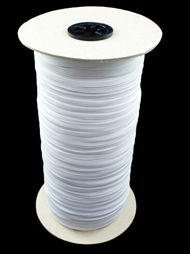 Pruženka líčková 4 mm biela