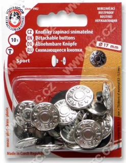 Knoflík riflový SPORT 7 nikl blistr 86184