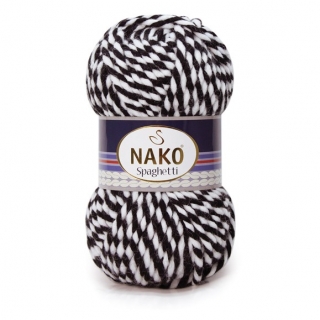  Nako Spaghetti 3086 černobiela