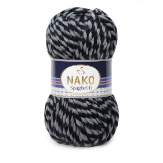  Nako Spaghetti 21365 černosivá