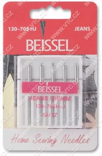 BEISSEL Jehly strojové 705 H DENIM 90 (5ks)