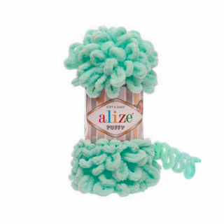 Priadza Alize Puffy 19 - mentolová