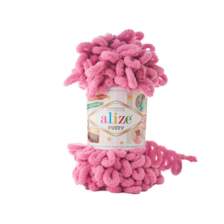 Priadza Alize Puffy 98 - středně růžová