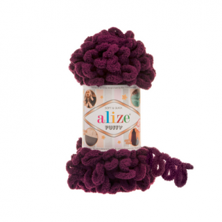 Priadza Alize Puffy 111 - fialová