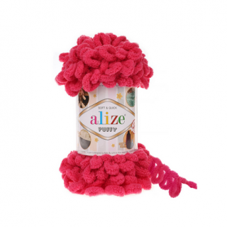 Priadza Alize Puffy 149 - cyklámen