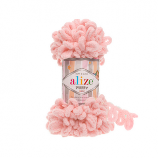 Priadza Alize Puffy 161 - jemná starorůžová