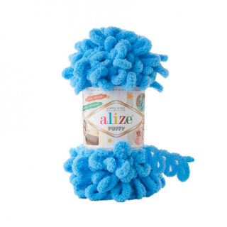 Priadza Alize Puffy 289 - blankytně modrá