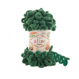Priadza Alize Puffy 532 - lesní zelená