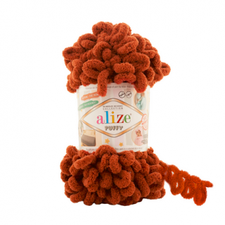 Priadza Alize Puffy 597 - skořicová