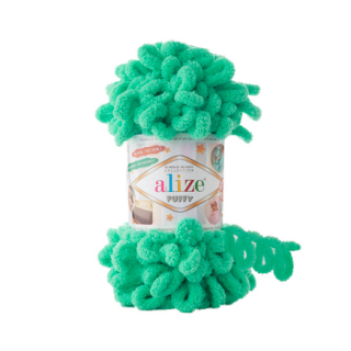 Priadza Alize Puffy 741 - nefritově zelená