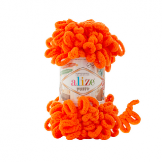 Priadza Alize Puffy 766 - oranžová