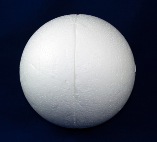 Polystyrénová guľa Ø 20 cm - polená