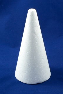 Polystyrénový kužeľ 15 cm