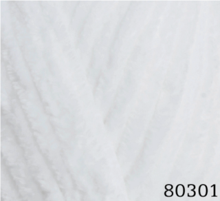 Priadza Himalaya Dolphin Baby 80301 - biela