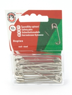 Špendlík zavírací vel. 3 nikl blistr