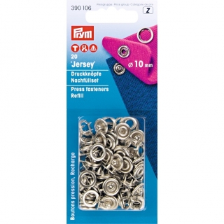 Knoflík stiskací JERSEY 10 mm NIKL 39436