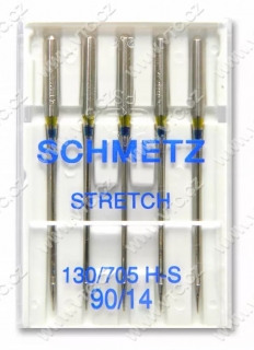 SCHMETZ Jehly strojové 705 H STRETCH 90 5 ks